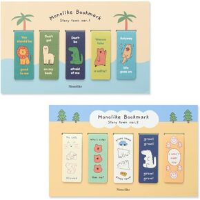 Monolike Magnetic Bookmarks Alice Set of 5