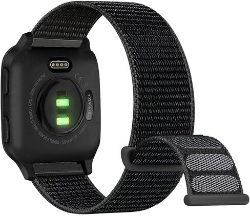 [3 عبوات] أحزمة ساعة Ginffaa من النايلون متوافقة مع Garmin Venu/Venu Sq 2/Venu Sq Music/Venu 2 Plus/Vivoactive 3/Vivomove HR Band، للنساء والرجال 20 مم أشرطة دائرية قابلة للتعديل لـ Forerunner 158/245/645/55 in Kuwait