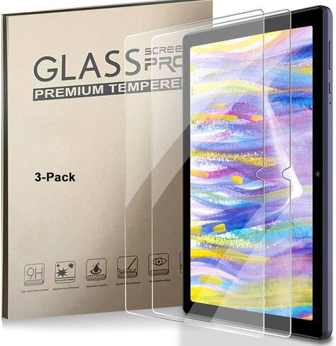 واقي شاشة لـ Vortex T10M Pro، طبقة حماية مضادة للخدش بقوة 9H، زجاج مقسى عالي الوضوح وصديق للتصميم مصمم لـ Vortex T10M Pro (10.1") 3 عبوات in Kuwait