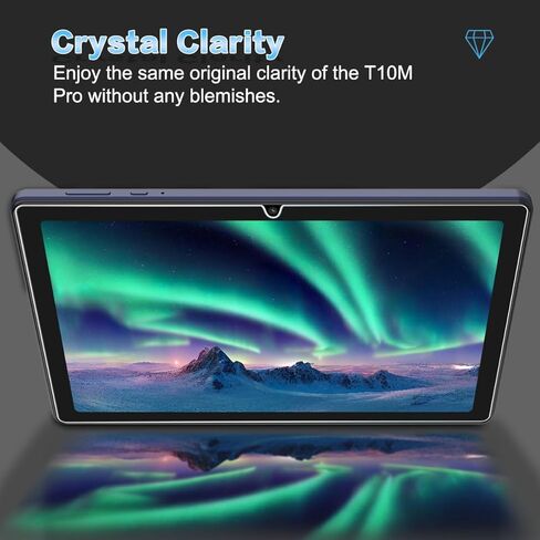 واقي شاشة لـ Vortex T10M Pro، طبقة حماية مضادة للخدش بقوة 9H، زجاج مقسى عالي الوضوح وصديق للتصميم مصمم لـ Vortex T10M Pro (10.1") 3 عبوات in Kuwait