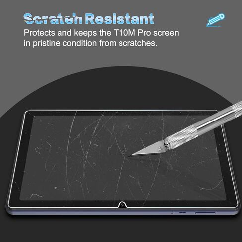 واقي شاشة لـ Vortex T10M Pro، طبقة حماية مضادة للخدش بقوة 9H، زجاج مقسى عالي الوضوح وصديق للتصميم مصمم لـ Vortex T10M Pro (10.1") 3 عبوات in Kuwait