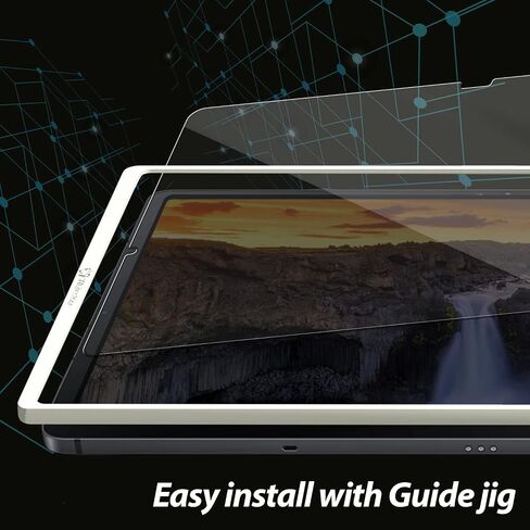 واقي شاشة DOME GLASS Whitestone EZ لجهاز Galaxy Tab S8 Ultra (14.6 بوصة) درع زجاجي مقوى بتغطية كاملة [سهل التركيب] من Whitestone لجهاز Galaxy Tab S8 Ultra - عبوة واحدة in Kuwait