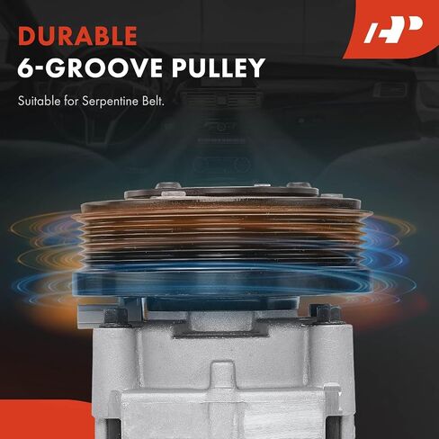A-Premium Air Conditioner AC Compressor with Clutch Compatible with Ford Focus 2.0L 2003-2004, Mercury Sable 3.0L 1996-2000 in Saudi Arabia