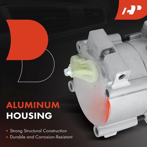 A-Premium Air Conditioner AC Compressor with Clutch Compatible with Ford Focus 2.0L 2003-2004, Mercury Sable 3.0L 1996-2000 in Saudi Arabia
