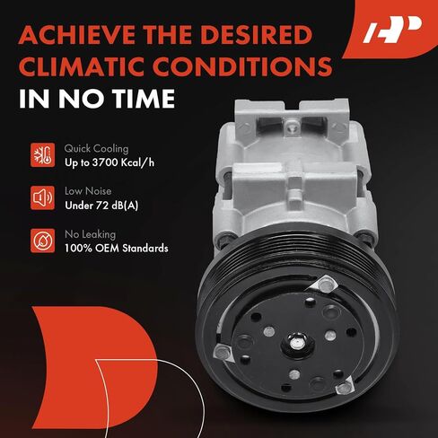 A-Premium Air Conditioner AC Compressor with Clutch Compatible with Ford Focus 2.0L 2003-2004, Mercury Sable 3.0L 1996-2000 in Saudi Arabia