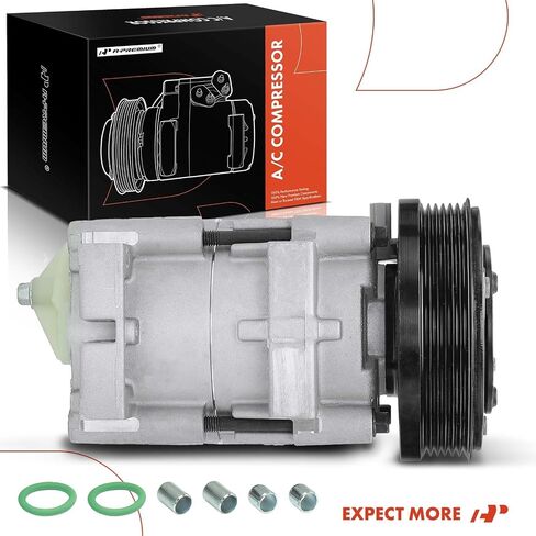 A-Premium Air Conditioner AC Compressor with Clutch Compatible with Ford Focus 2.0L 2003-2004, Mercury Sable 3.0L 1996-2000 in Saudi Arabia