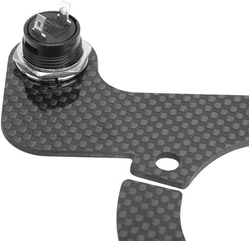 Steering Wheel Horn Button, Carbon Fiber External Horn Button Kits for 6 Bolts Steering Wheel (Dual Button) in Saudi Arabia