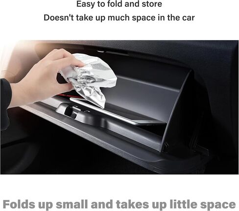 غطاء عجلة القيادة مقاس 18 بوصة ظل للشمس، درع عجلة القيادة من طبقة الألومنيوم للحماية من الشمس، غطاء عجلة سيارة عاكس عالمي وإكسسوارات داخلية للسيارة لشاحنة السيارة الدفع الرباعي in Kuwait