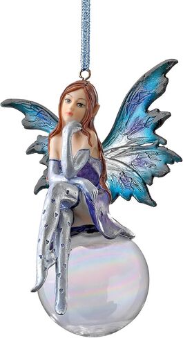 Design Toscano The Snow Fairy Goddess Holiday Ornament, Single in Saudi Arabia