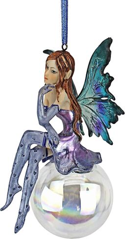 Design Toscano The Snow Fairy Goddess Holiday Ornament, Single in Saudi Arabia