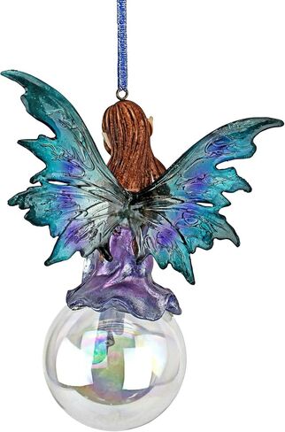 Design Toscano The Snow Fairy Goddess Holiday Ornament, Single in Saudi Arabia