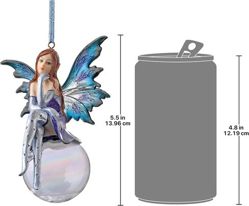 Design Toscano The Snow Fairy Goddess Holiday Ornament, Single in Saudi Arabia