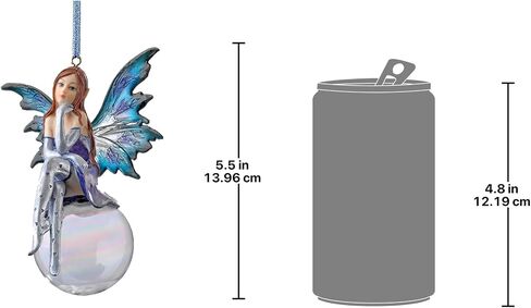 Design Toscano The Snow Fairy Goddess Holiday Ornament, Single in Saudi Arabia
