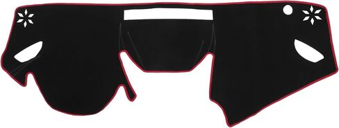 Car Dashboard Cover Mat Compatible for Subaru Impreza 2017-2020, Protective Polyester Black Center Console Interior Trim Dash Board Mat in Saudi Arabia