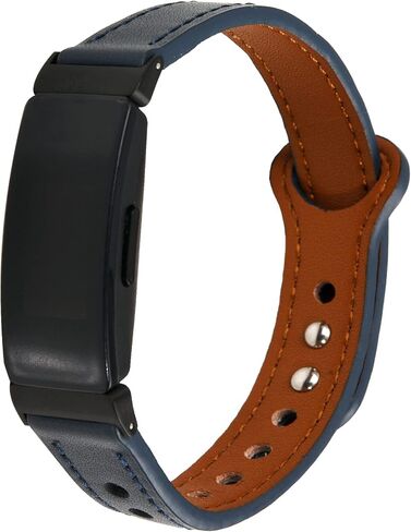 Wongeto Leather Bands Compatible with Fitbit Inspire 2 bands/Inspire HR bands/Inspire Bands, Genuine Leather Quick Release Strap for Fitbit Inspire Fitness Tracker Women Men in Saudi Arabia