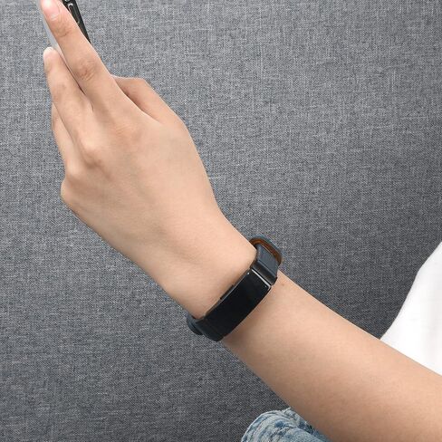 Wongeto Leather Bands Compatible with Fitbit Inspire 2 bands/Inspire HR bands/Inspire Bands, Genuine Leather Quick Release Strap for Fitbit Inspire Fitness Tracker Women Men in Saudi Arabia