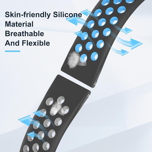 Mosstek Compatible with Fitbit Versa 4 Bands/Fitbit Versa 3 Bands for Men Women, Sport Silicone Bands for Sense/Sense 2 Bands for Women Men in Saudi Arabia