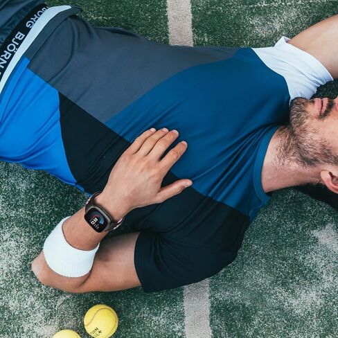 Mosstek Compatible with Fitbit Versa 4 Bands/Fitbit Versa 3 Bands for Men Women, Sport Silicone Bands for Sense/Sense 2 Bands for Women Men in Saudi Arabia