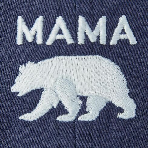 قبعة Life is Good Mama Bear Silhouette Chill، باللون الأزرق الداكن in Saudi Arabia