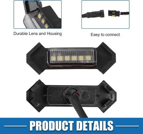 Grill LED Light Front Grille Lights for Toyota Tacoma TRD PRO 2016-2022 White Light Black with Fuse (Set of 4) in Saudi Arabia