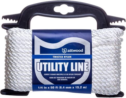 Attwood Nylon Utility Line, 1/4" X 50' in Saudi Arabia