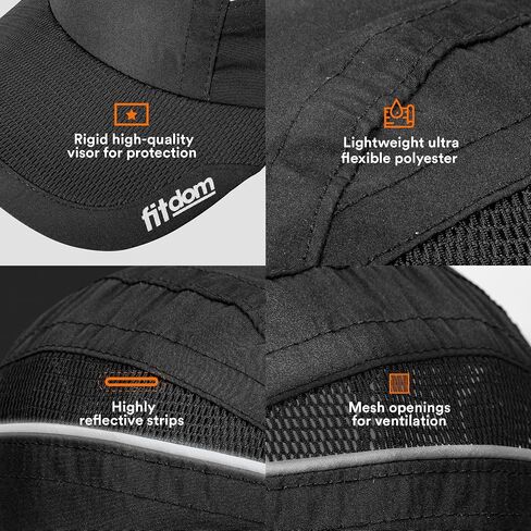 Fitdom Lightweight All Sports Cap Perfect Hat for Running, Hiking, Tennis, Golf in Saudi Arabia