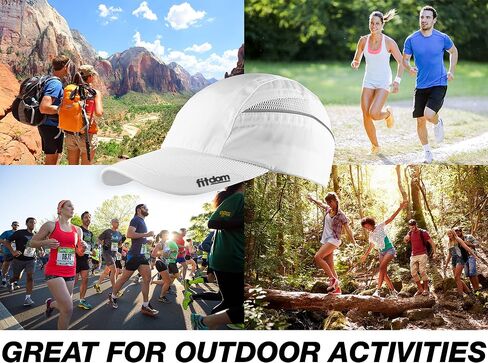 Fitdom Lightweight All Sports Cap Perfect Hat for Running, Hiking, Tennis, Golf in Saudi Arabia