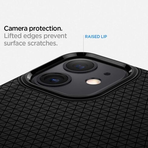 Spigen Liquid Air Armor مصمم لحافظة iPhone 11 (2019) - أسود مطفي in Saudi Arabia