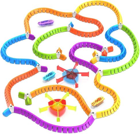 HEXBUG Nano Land, Sensory Toys for Kids & Cats with Over 40 Pieces & 3 Nano Bugs, STEM Kits & Mini Robot Toy for Kids Ages 3 & Up, Batteries Included in Saudi Arabia