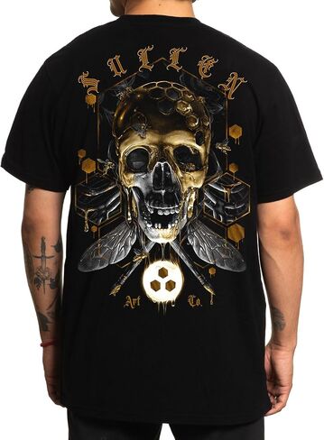 Sullen Men's Honey Badge Tattoo Lifestyle Artist Series Graphic Premium Short Sleeve Tee in Saudi Arabia