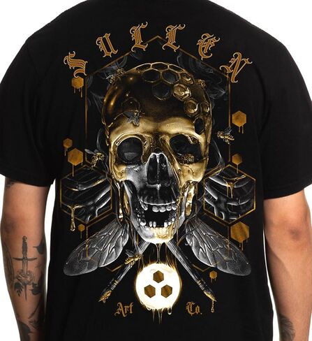 Sullen Men's Honey Badge Tattoo Lifestyle Artist Series Graphic Premium Short Sleeve Tee in Saudi Arabia