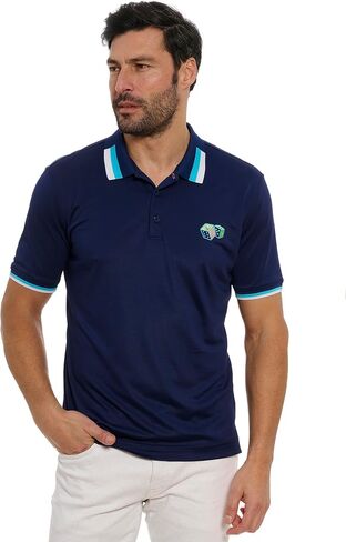 Robert Graham Men's Skull Dice Short Sleeve Knit Polo in Saudi Arabia