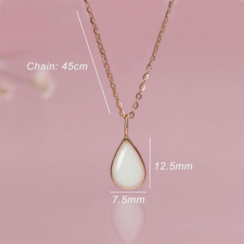 Love Catcher DIY Breast Milk Jewelry KIT, Sterling Silver Teardrop Breastmilk Necklace KIT, New Mom Gift, Mother's Day/Christmas/Birthday Gift for Her, Newborn Gift (Gold) in Saudi Arabia