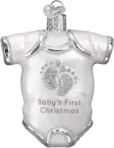 Old World Christmas Couples First Christmas Glass Blown Ornament for Christmas Tree in Saudi Arabia