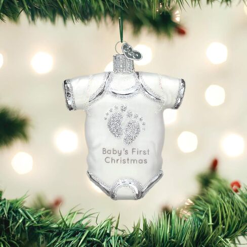 Old World Christmas Couples First Christmas Glass Blown Ornament for Christmas Tree in Saudi Arabia