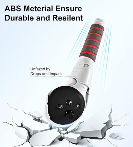 ملحقات مقبض TRANSNOVO المتوافقة مع ملحقات وحدة التحكم Oculus Quest 3، وأذرع VR Gorilla Tag الطويلة، ومقابض تمديد مزدوجة متوافقة مع Meta Quest 2 لألعاب Beat Saber Supernatural المزيد من ألعاب الواقع الافتراضي in Kuwait