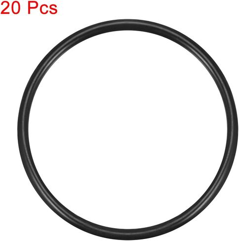 uxcell Nitrile Rubber O-Rings 65mm OD 58mm ID 3.5mm Width, Metric Nitrile Rubber Sealing Gasket for Automotive Machine Plumbing, Pack of 20 in Saudi Arabia
