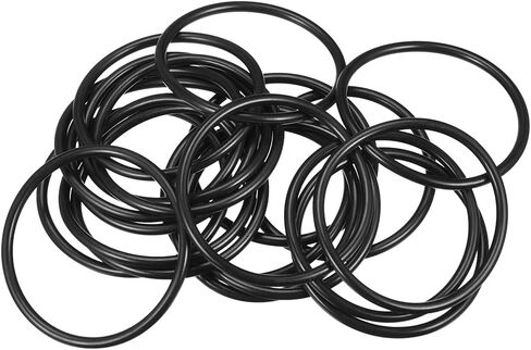uxcell Nitrile Rubber O-Rings 65mm OD 58mm ID 3.5mm Width, Metric Nitrile Rubber Sealing Gasket for Automotive Machine Plumbing, Pack of 20 in Saudi Arabia