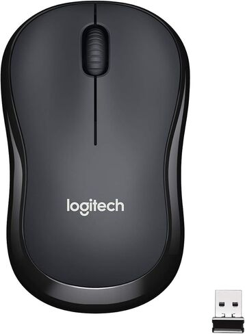 Logitech M220 Silent Wireless Mouse, 2.4 GHz with USB Receiver, 1000 DPI Optical Tracking, 18-Month Battery, Ambidextrous, Compatible with PC, Mac, Laptop (Off-White) in Saudi Arabia
