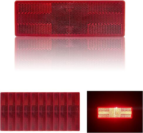 عاكس 150X50mm عصا ذاتية اللصق مستطيلة آمنة مقاومة للماء لمقطورة صندوق البريد في الممر in Kuwait