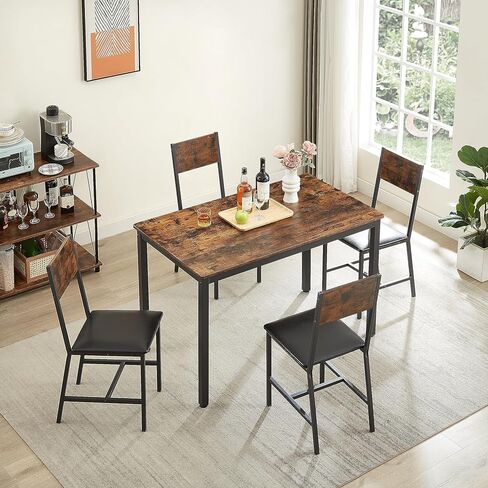 أطقم طاولات وكراسي الطعام، بني ريفي in Kuwait