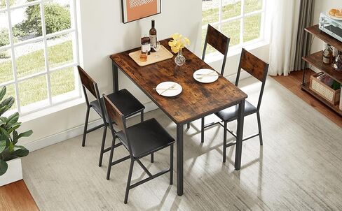 أطقم طاولات وكراسي الطعام، بني ريفي in Kuwait