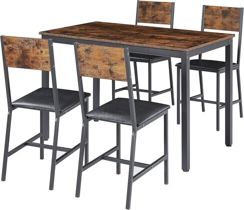 أطقم طاولات وكراسي الطعام، بني ريفي in Kuwait