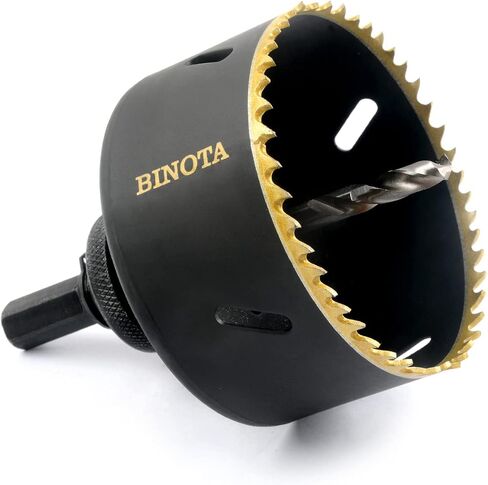 BINOTA M42 Bi-Metal Hole Saw, 83mm-3-1/4", for Metal, Wood, Plywood, PVC, Gypsum, Composite, Stainless Steel Plate in Saudi Arabia