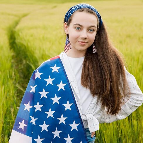 12 زوجًا من أقراط العلم الأمريكي أقراط الرابع من يوليو أقراط يوم الاستقلال الوطني الأحمر والأبيض والأزرق أقراط يوم العلم أقراط علم الولايات المتحدة الأمريكية نجمة الفراشة المتدلية أقراط متدلية من الرابع من يوليو هدية مجوهرات in Kuwait