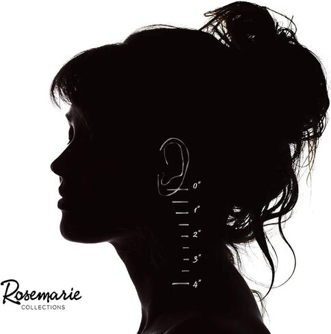مجموعة Rosemarie Collections النسائية المذهلة من حجر الراين الكريستالي المتدلية على شكل فقاعات، 3.25 بوصة in Kuwait