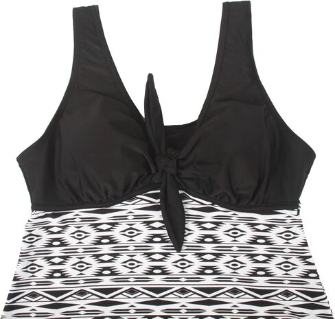 Women Plus Size Swim Dress Bathing Suits One Piece Swimsuits Tummy Control Swimwear(No Bottom) in Saudi Arabia
