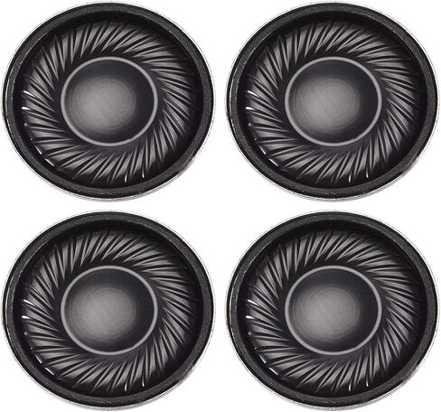 uxcell 1W 8 Ohm Micro Internal Speaker Magnet Loudspeaker 20mm Dia 4pcs in Saudi Arabia