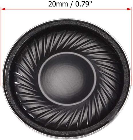 uxcell 1W 8 Ohm Micro Internal Speaker Magnet Loudspeaker 20mm Dia 4pcs in Saudi Arabia