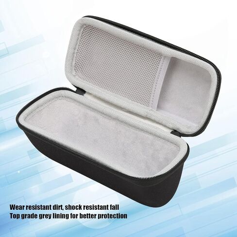 Speaker Carrying Case, for SONOS Roam Smart Speaker, Nylon and Silicone Material, Portable Hard Travel Protective Case with Handle/Zipper in Saudi Arabia